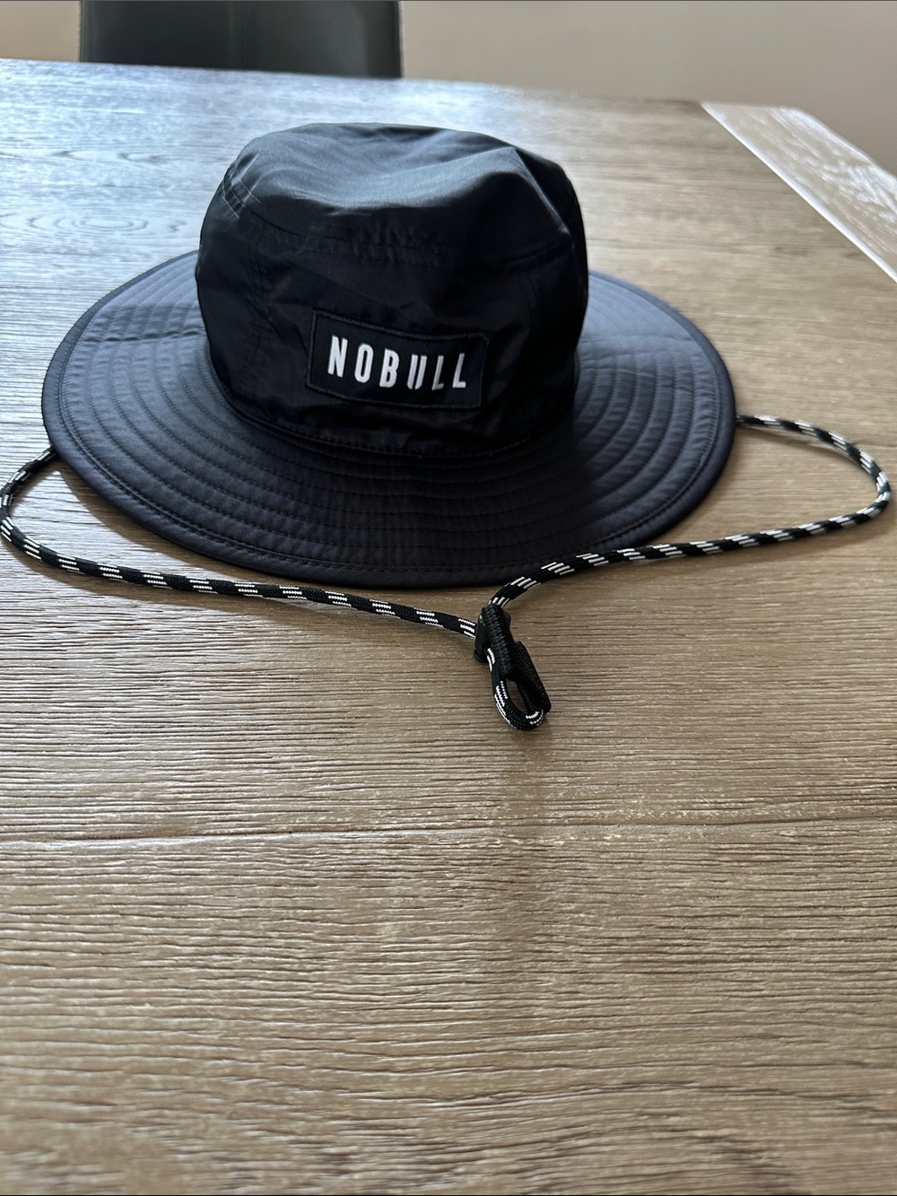 NOBULL Black Boonie Hat with Contrast Chin Cord